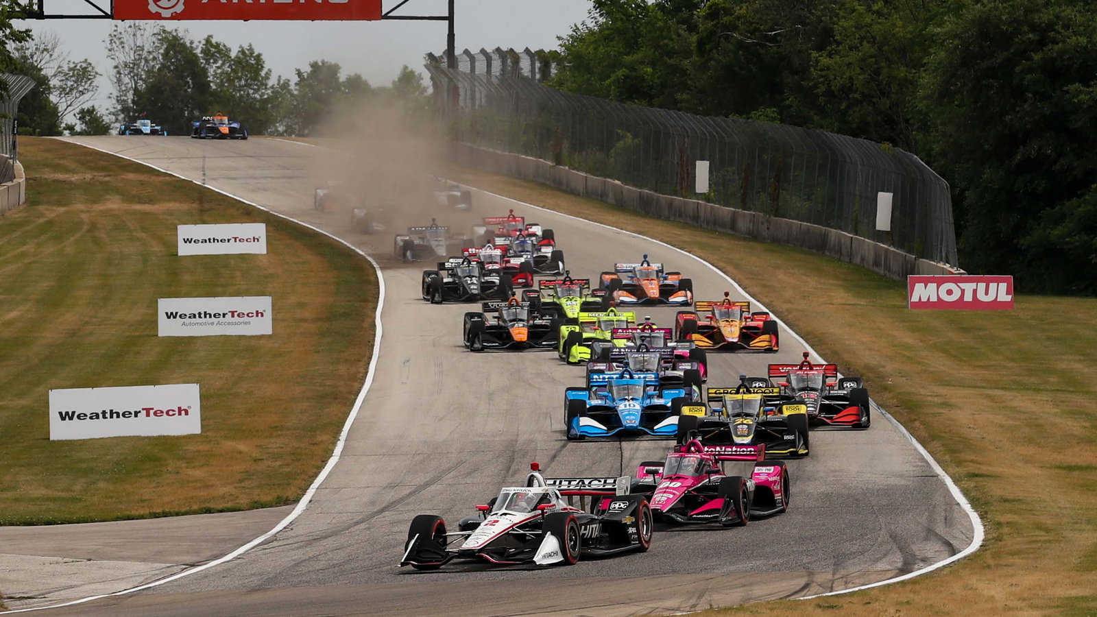 IndyCar at Road America in Elkhart Lake, Wisconsin